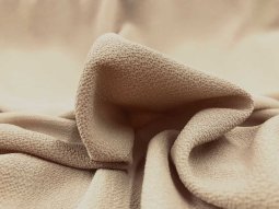 Wholesale Bubble Crepe Georgette Fabric - Khaki 25 yards