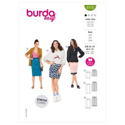 Burda 6112 - Misses' Skirts Sewing Pattern