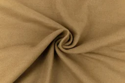 Classic Wool Blend Melton Coating Fabric - Latte