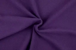 Classic Wool Blend Melton Coating Fabric - Violet