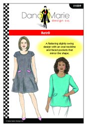 Dana Marie Sewing Pattern #1059 - Retr0