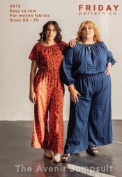 Friday Pattern Co. - Avenir Jumpsuit Sewing Pattern