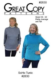 Great Copy #2630 SoHo Tunic Sewing Pattern - cover
