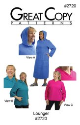 Great Copy #2720 The Lounger Sewing Pattern - cover