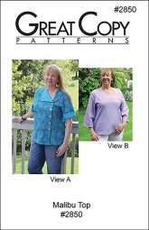 Great Copy #2850 - Malibu Top Sewing Pattern
