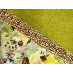 1" Gimp Trim - col. 251 Basil-Peach