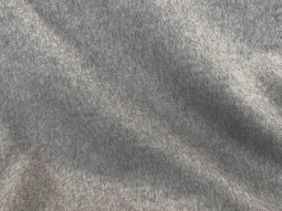 Classic Wool Blend Melton Coating Fabric - Heather Grey