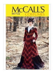 McCall's Sewing Pattern M7732 - Women's Victorian and Steampunk Collared Dress Costume