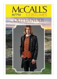 McCall's Sewing Pattern M7821 - Men's Victorian and Steampunk Lined Coat