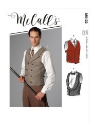 McCall's Sewing Pattern M8133 - Men's Victorian Vest Costume