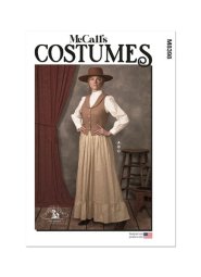 McCall's Sewing Pattern M8398 - Women's Steampunk and Frontier Vest and Skirt Costume