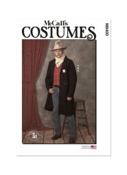 McCall's Sewing Pattern M8400 - Men's Steampunk and Frontier Long Coat and Vest