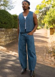 KnowME Sewing Pattern #2109 - Men's Vest and Pants by Happily Dressed