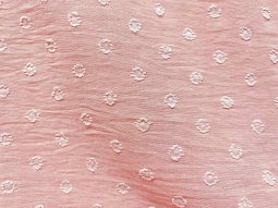 Preppy Style Fabrics - Blush Big Dotz