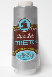 Maxi-Lock Stretch Serger Thread - Light Grey
