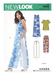 New Look #6566 - Misses' Tunic + Top and Pants Sewing Pattern