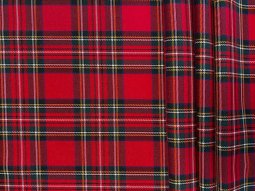 Nirvana Plaid Fabric - 02 Red-Hunter