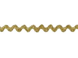 Wrights Metallic Medium Rick Rack- Gold 46