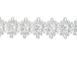 Esoteric Metallic Trim #553 - 1" Silver #04