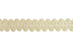 Fancy Gimp Trim 665 - 3/4" Ivory 26