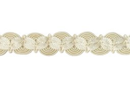 Fancy Gimp Trim 680 - 1" Ivory 26