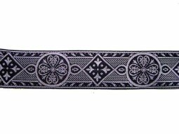 Wholesale Royal Brocade - Black and Silver, 9 meters