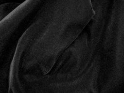 Triple Velvet Fabric - Black
