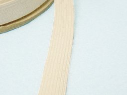 Braided Cotton Elastic 9278 - Natural 3/4"