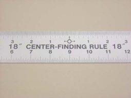 Lance Center Finding Ruler 18"