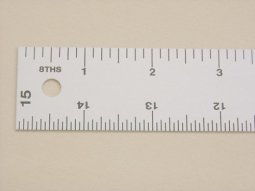 Lance Straight Edge Slip Resistant Ruler 15"