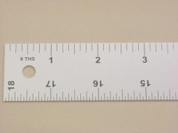 Lance Straight Edge Slip Resistant Ruler 18"