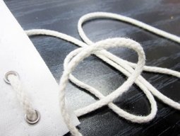 Cotton Cord - 1/8" Cotton Draw Cord - Ivory
