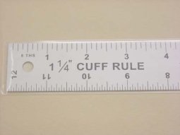 Lance Cuff Ruler 12" x  1 1/4"