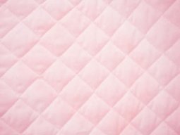 Double Faced Quilted Poly Cotton Broadcloth - Soft Pink