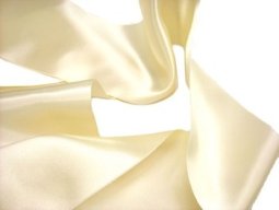 Wholesale Double Faced Satin Ribbon - 3.75" Cream #51 - 27.5 yards