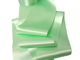 Wholesale Double Faced Satin Ribbon - 3.75" Celedon #10 - 27.5 yards