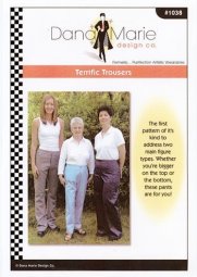 Dana Marie Sewing Pattern #1038 - Terrific Trousers