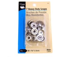 Dritz- Heavy Duty Snap Fasteners, 7 Count Silver