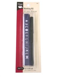 Dritz #820 - Marking Kit with Stencil, Pen and Tape