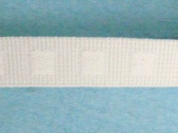 Wholesale Flat Woven Non Roll Elastic WE-5 - White 1/2" - 144 yard spool