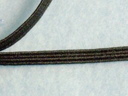 Flat Braided Elastic 7710 - Black 1/8"