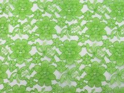 Wholesale Floral Lace - Avocado,  25 yards