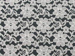 Wholesale Floral Lace - Ivory,  25 yards