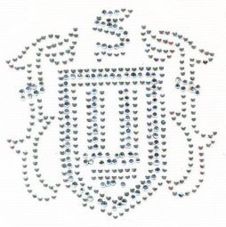 Hot Fix Transfer - Silver Crest, 3.5 x 3.5 inches