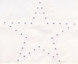 Hot Fix Transfer - Simple Star, 6 x 6 inches