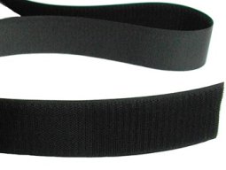 Wholesale Hook & Loop - Hook Side "Sew-On" - Black, 1.5", 27.5 yards