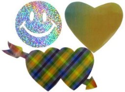 Set of 3 Sew-On or Glue-On Appliques - Color Changing Appliques