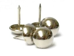 Nailheads - 36 pcs - Style 1009 - Nickle