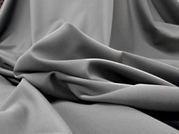 Wholesale Pongee Plush Anti-Static Lining - Charcoal - 25 Yards