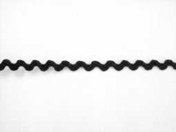 Wrights Baby Rick Rack - Black 31